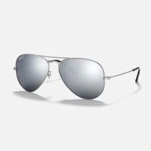 Ray-Ban Silver Aviator Sunglasses